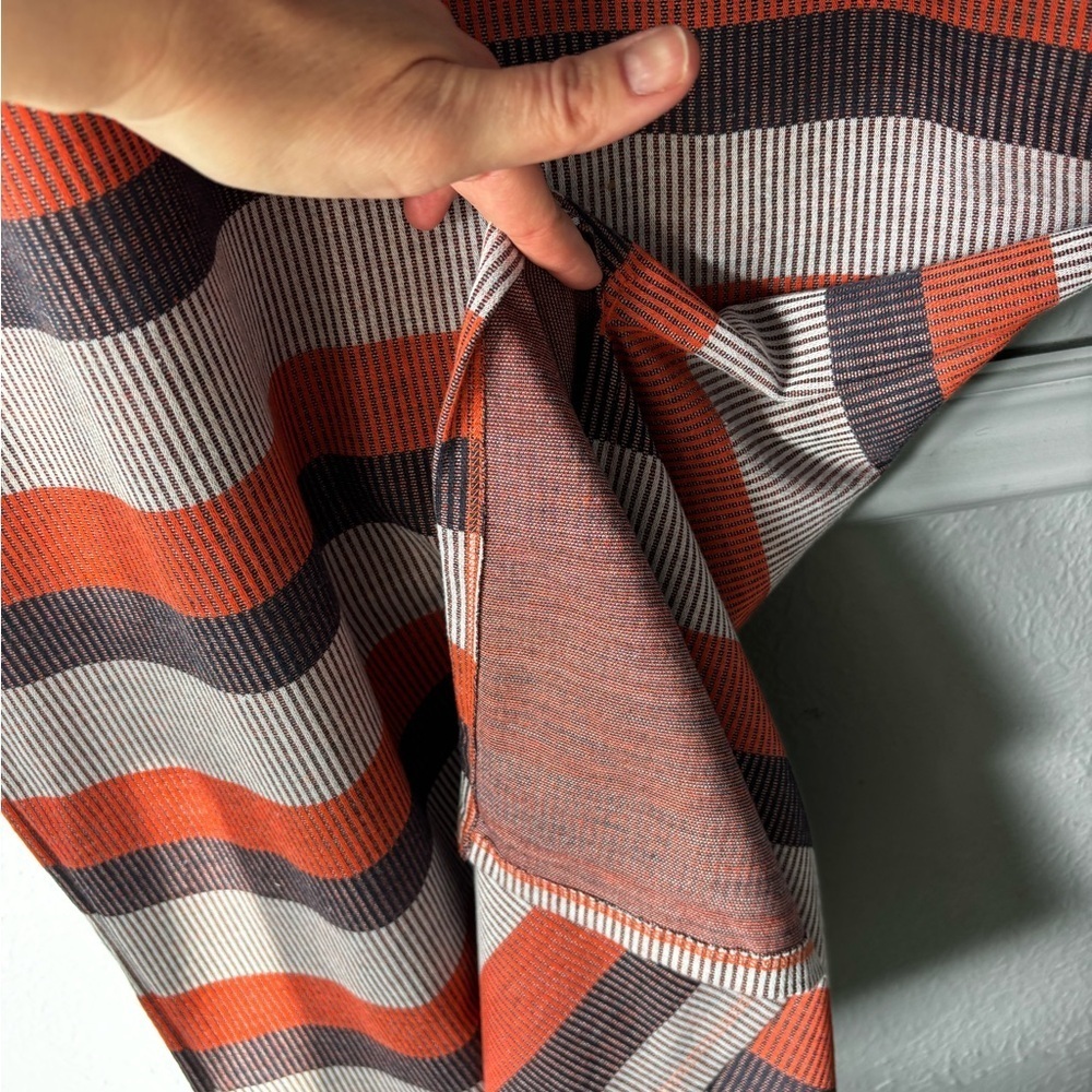 LOFT Striped Sleeveless Cowl Neck Maxi Dress Medium - Picture 10 of 13